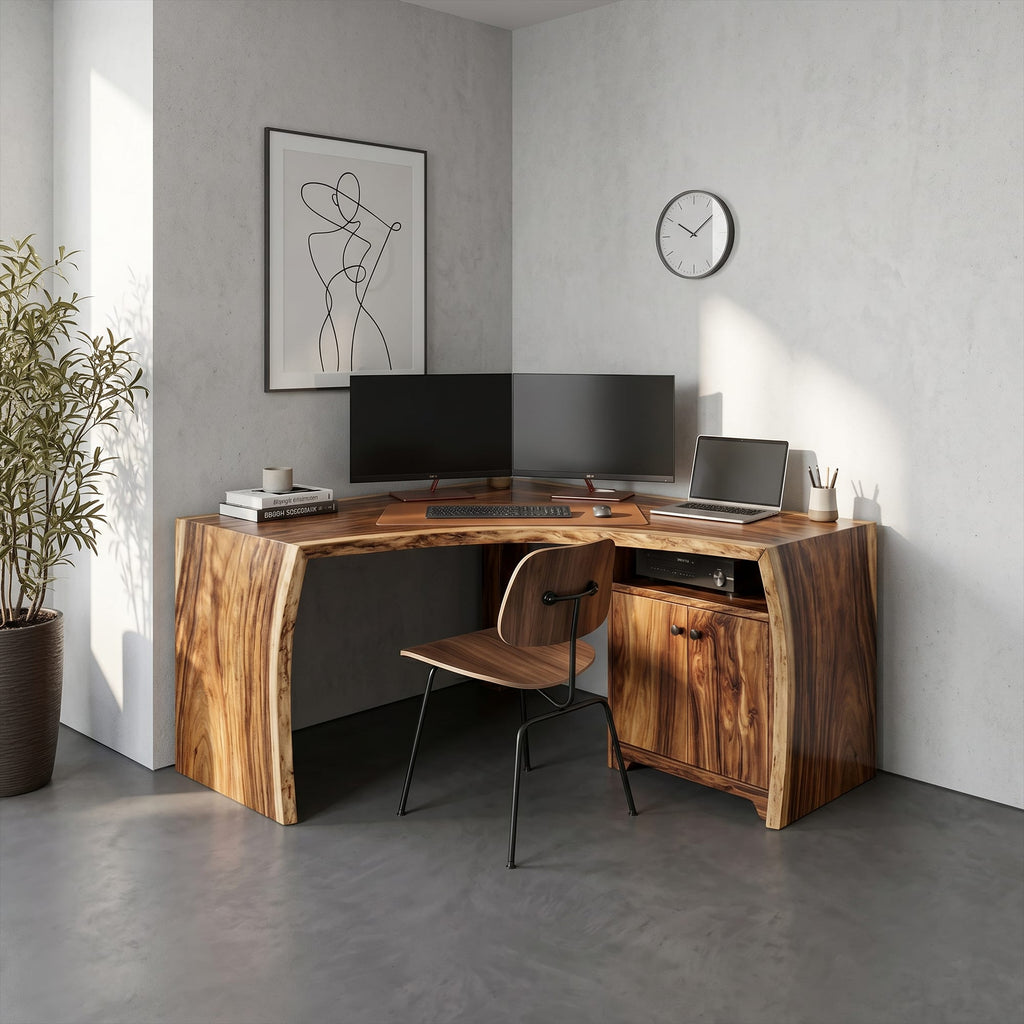 Storage L-shaped Desk