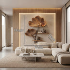 Organic Shape Floating Wall Shelf