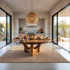 Curved Contemporary Dining Table