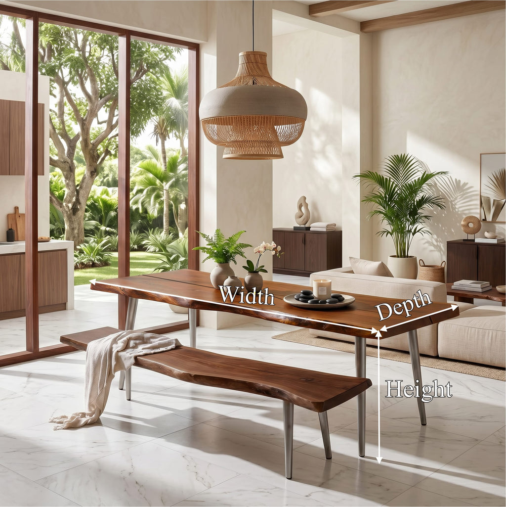 Trestle Solid Dining Table