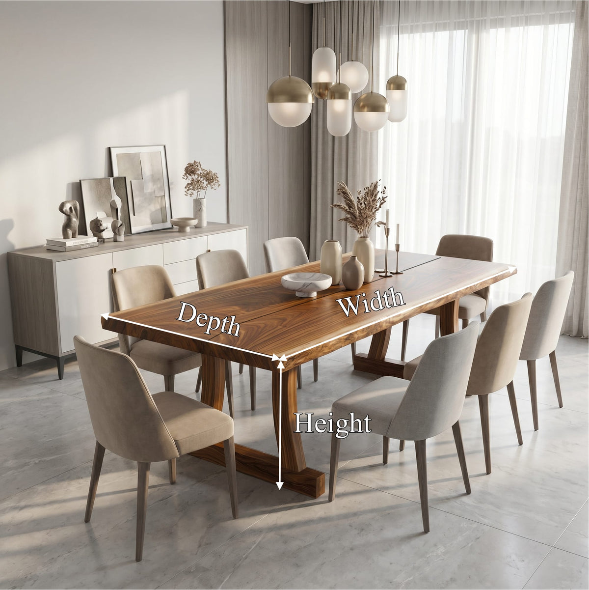 Round Modern Dining Table