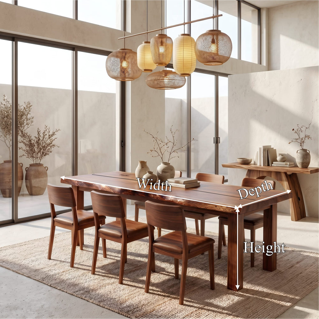 Double Mid Century Dining Table