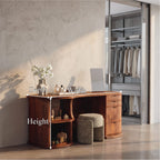 Solid Storage Makeup Vanity