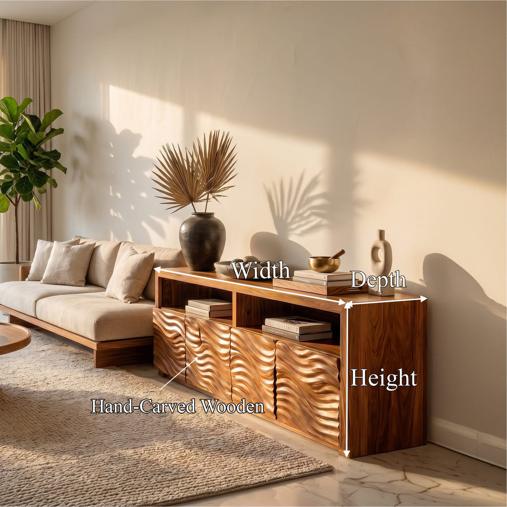 Geometric Contemporary Sideboard