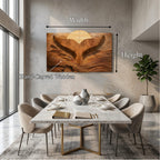 Eagle Sunrise Wall Art
