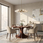 Contemporary Pedestal Dining Table