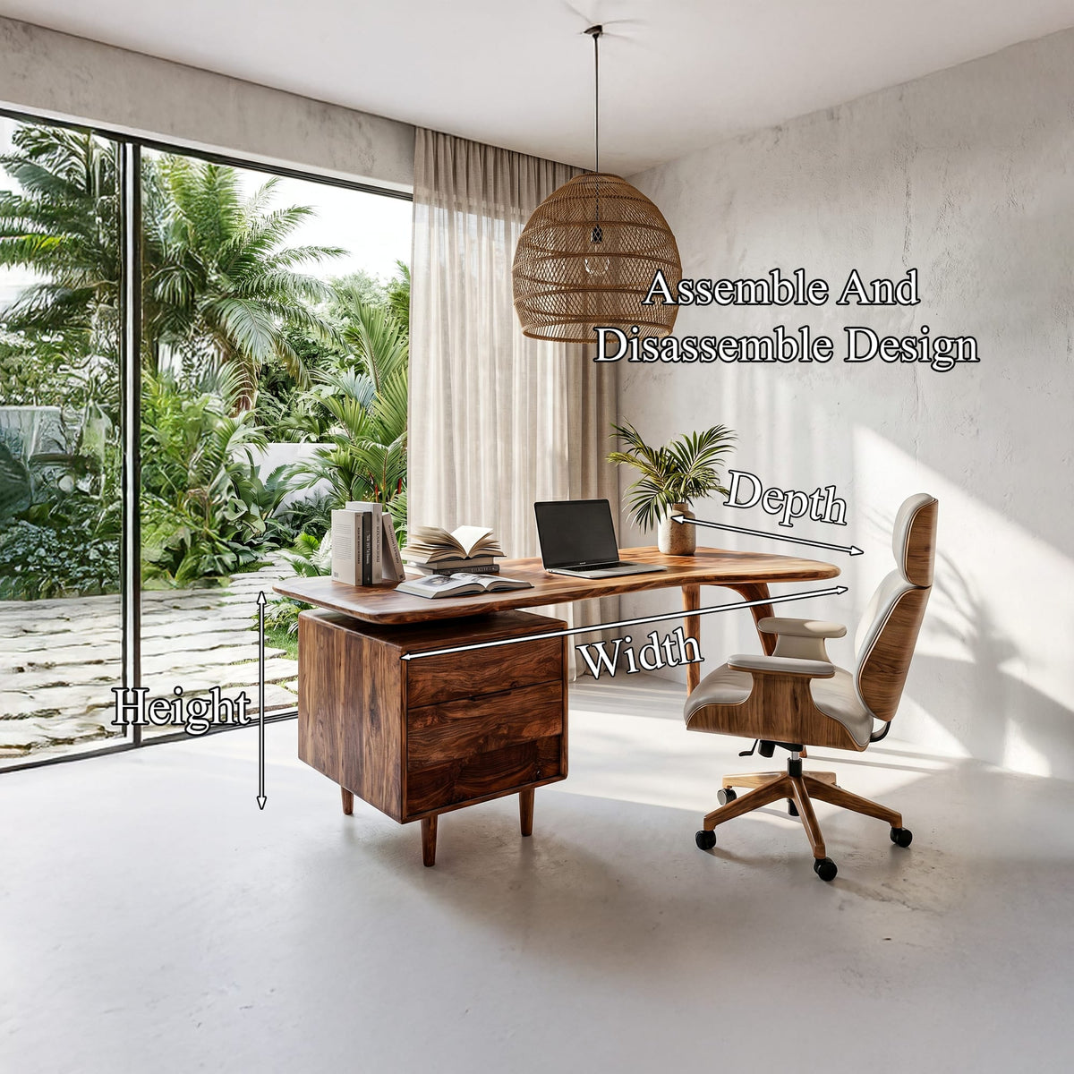 Organic Integrated Desk