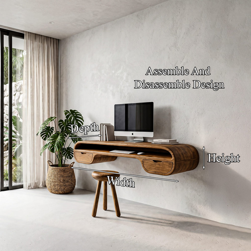 Floating Contemporary Desk