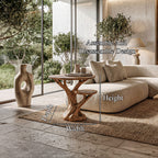Organic Sculptural Side Nightstand
