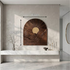 Sunburst Sculptural Wall Art