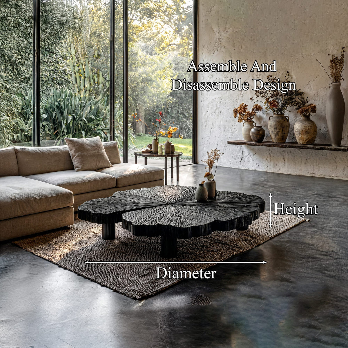 Organic Chunky Coffee Table