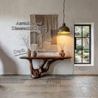 Slab Top Console Table
