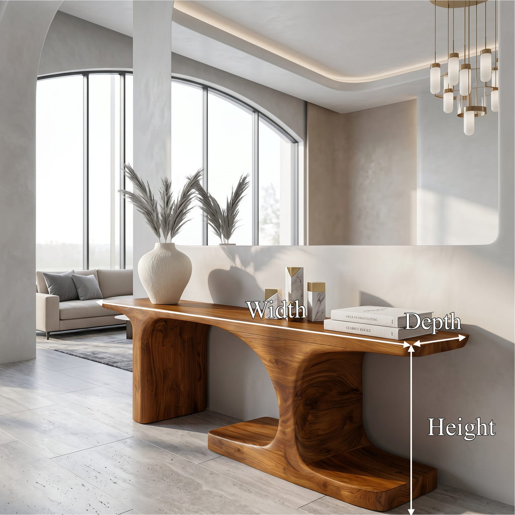 Arched Form Console Table