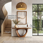 Live Edge Loop Console Table