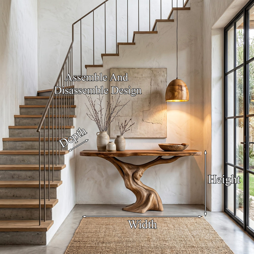 Organic Sculptural Tree Console Table
