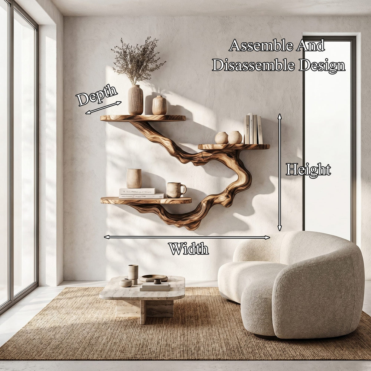 Storage Organizer Floating Shelf