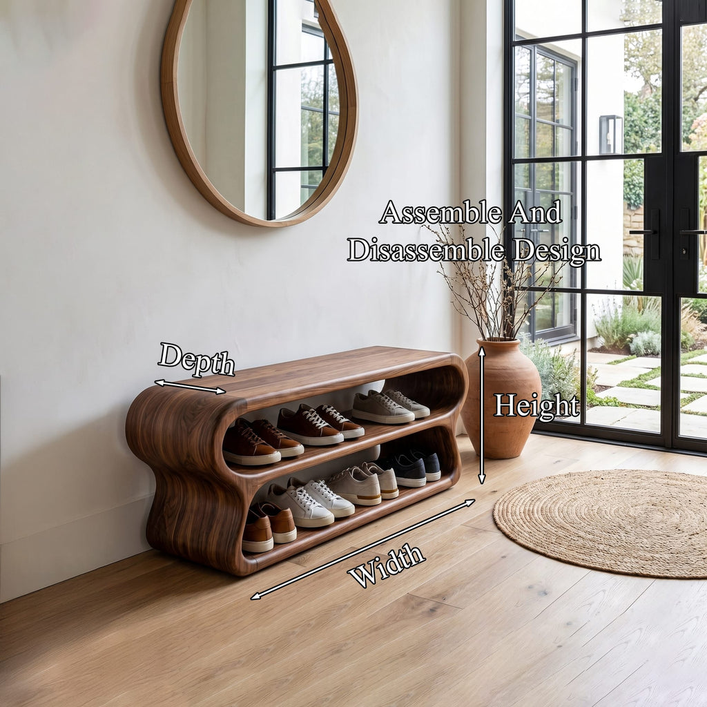 Contemporary Compartments Bench