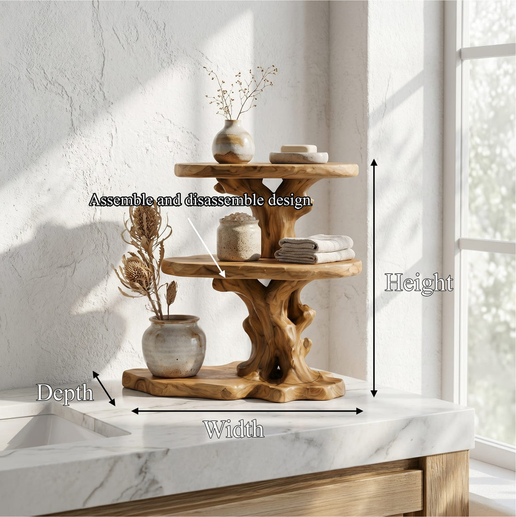 Bathroom Tiered Vanity