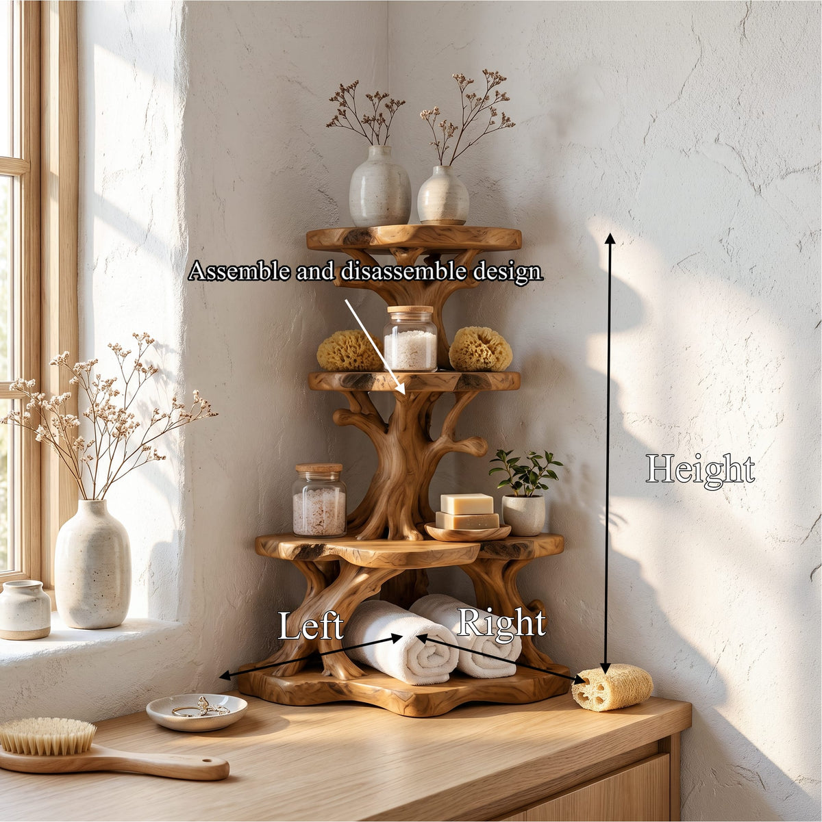 Toiletries Floating Wall Shelf