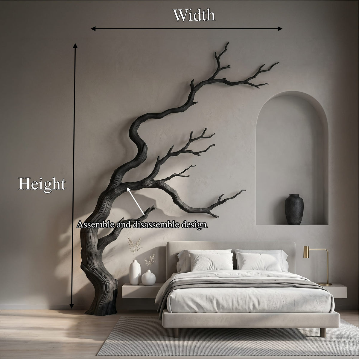 Contemporary Sculptural Branch Wall Art