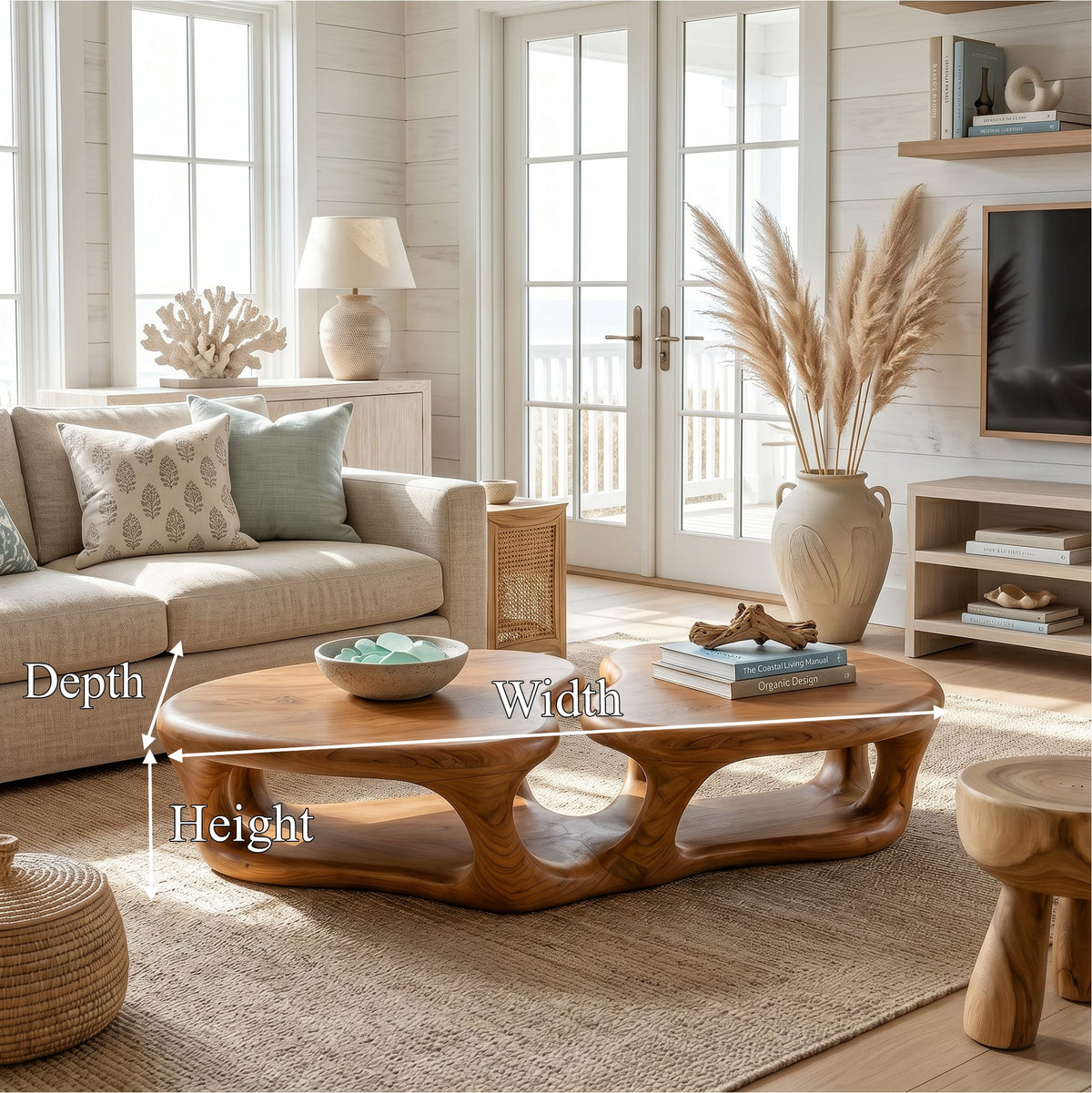 Sculptural Structure Coffee Table