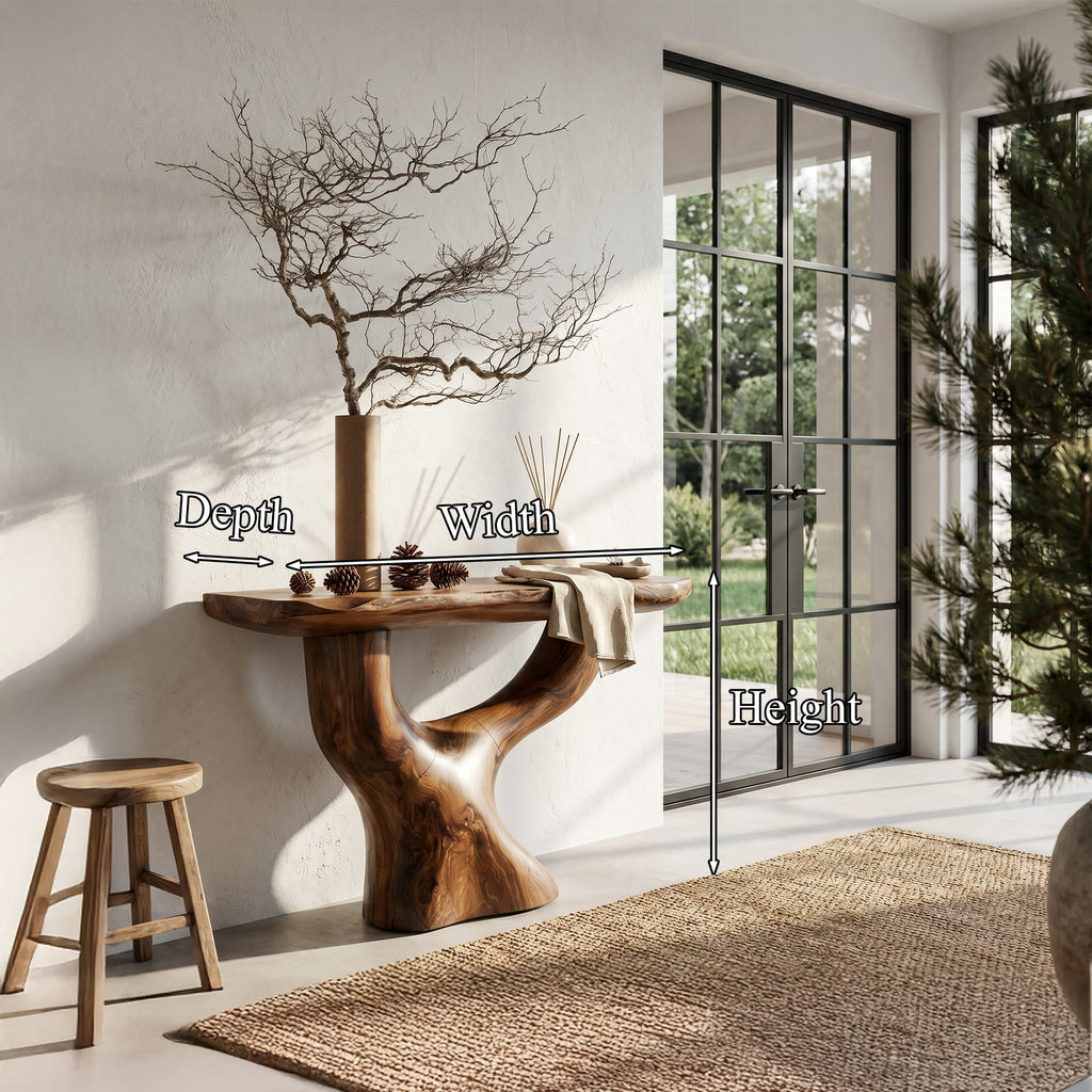 Sculptural Tree Console Table