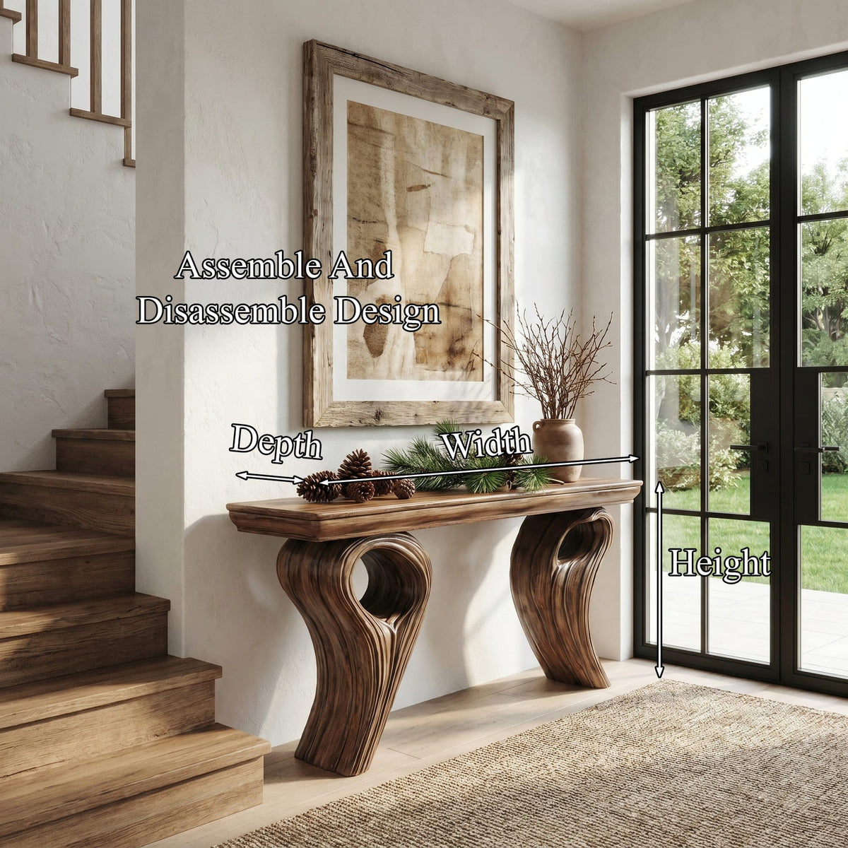 Storage Inspired Console Table