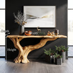 Console Table Solid Entryway Gift, solid wood, built to order
