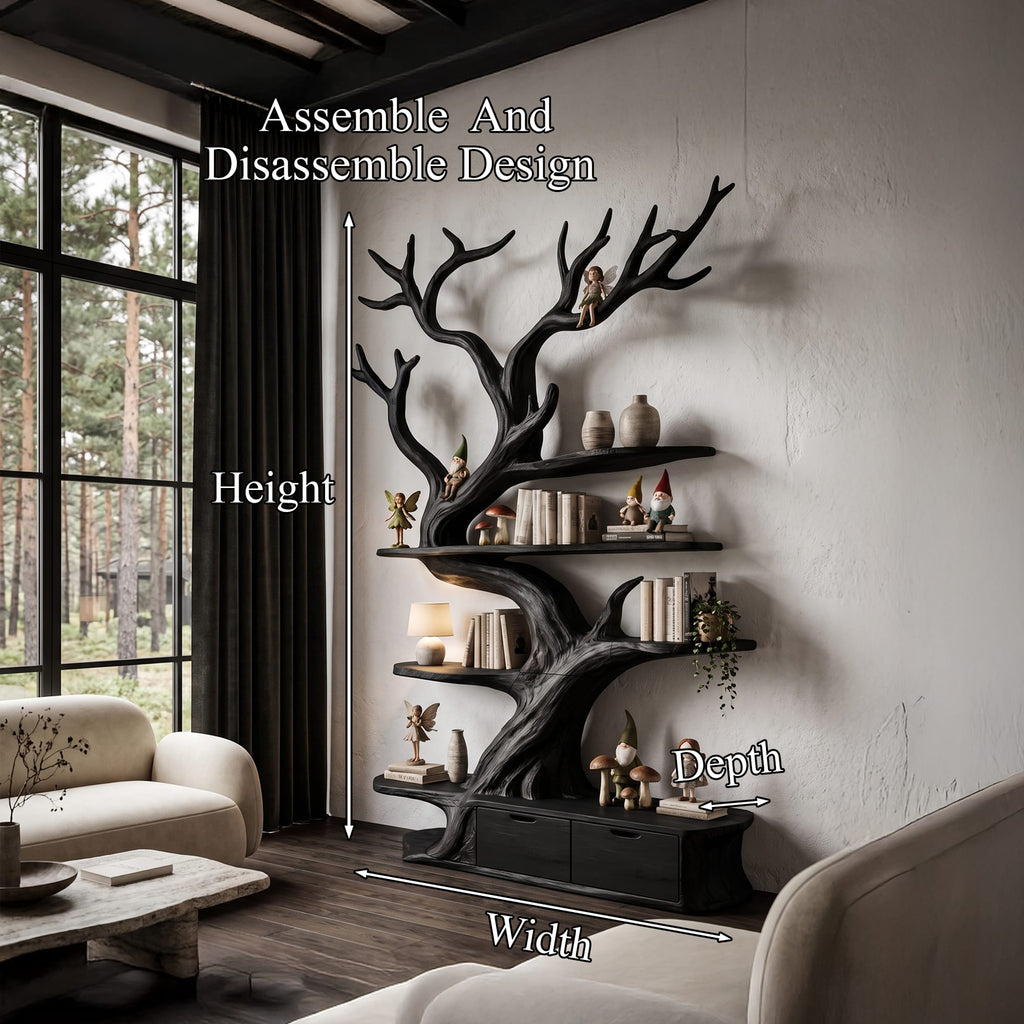 Sculptural Branch Tree Bookshelf