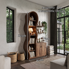 Contemporary Display Cabinet with Sculptural Branch Frame, solid wood, built to order, view 8