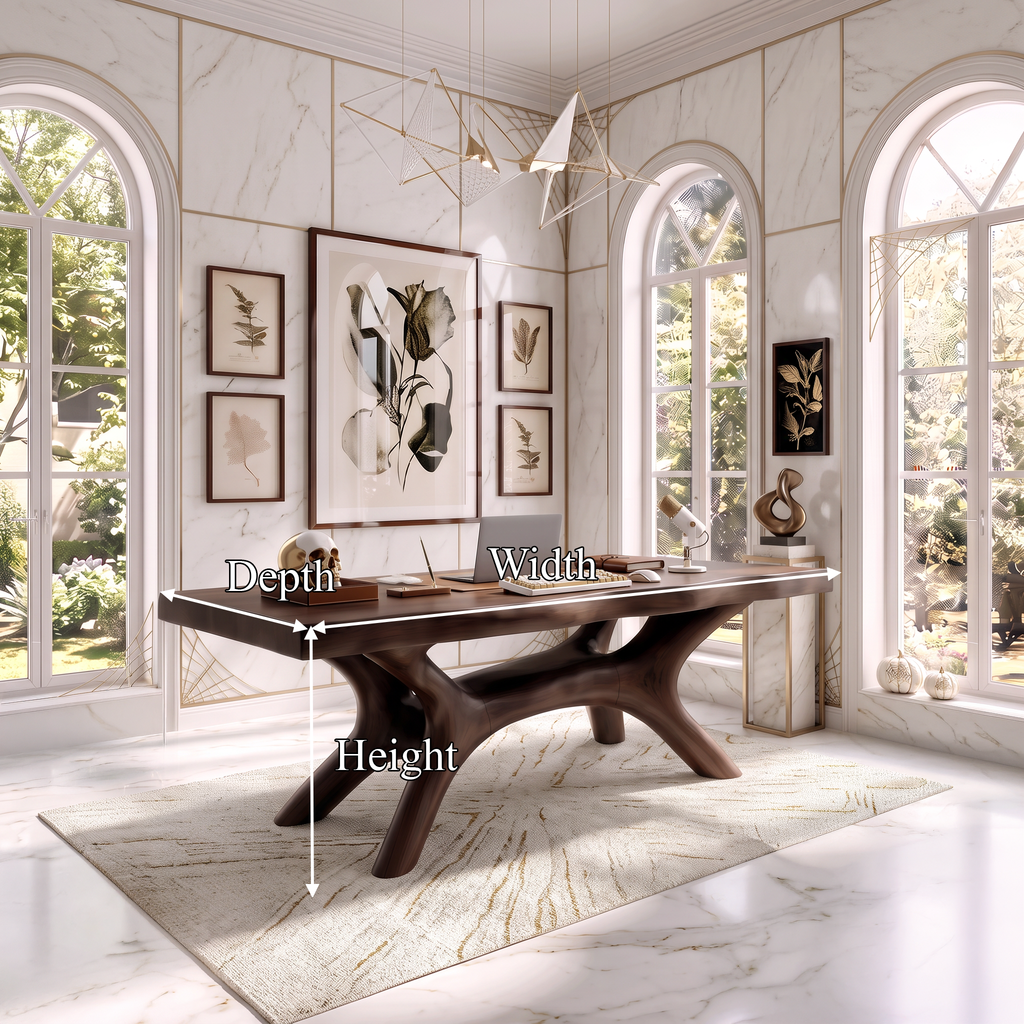 Arched Sculptural Desk, view 2