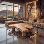 Rustic Coffee Table Living Room Or Reading Room, solid wood, built to order