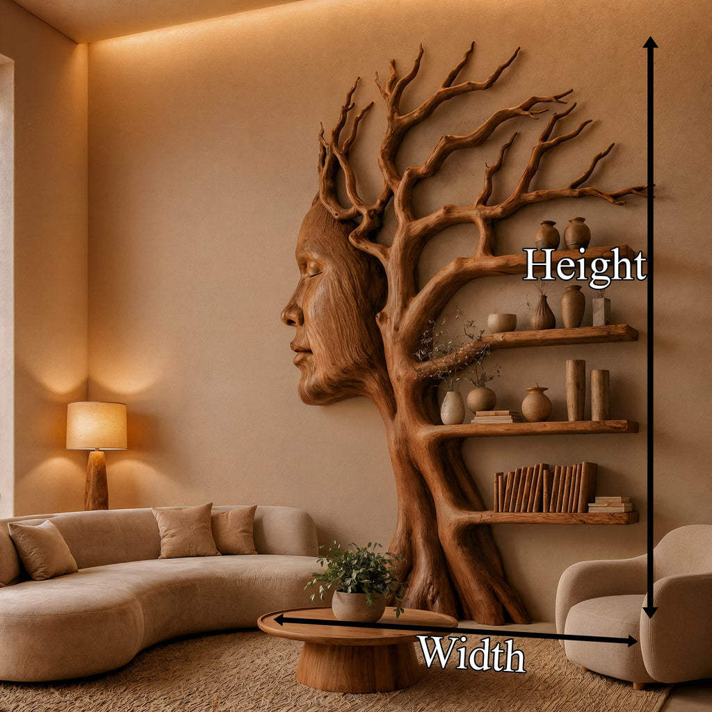 Fantasy Sculptural Tree Bookshelf