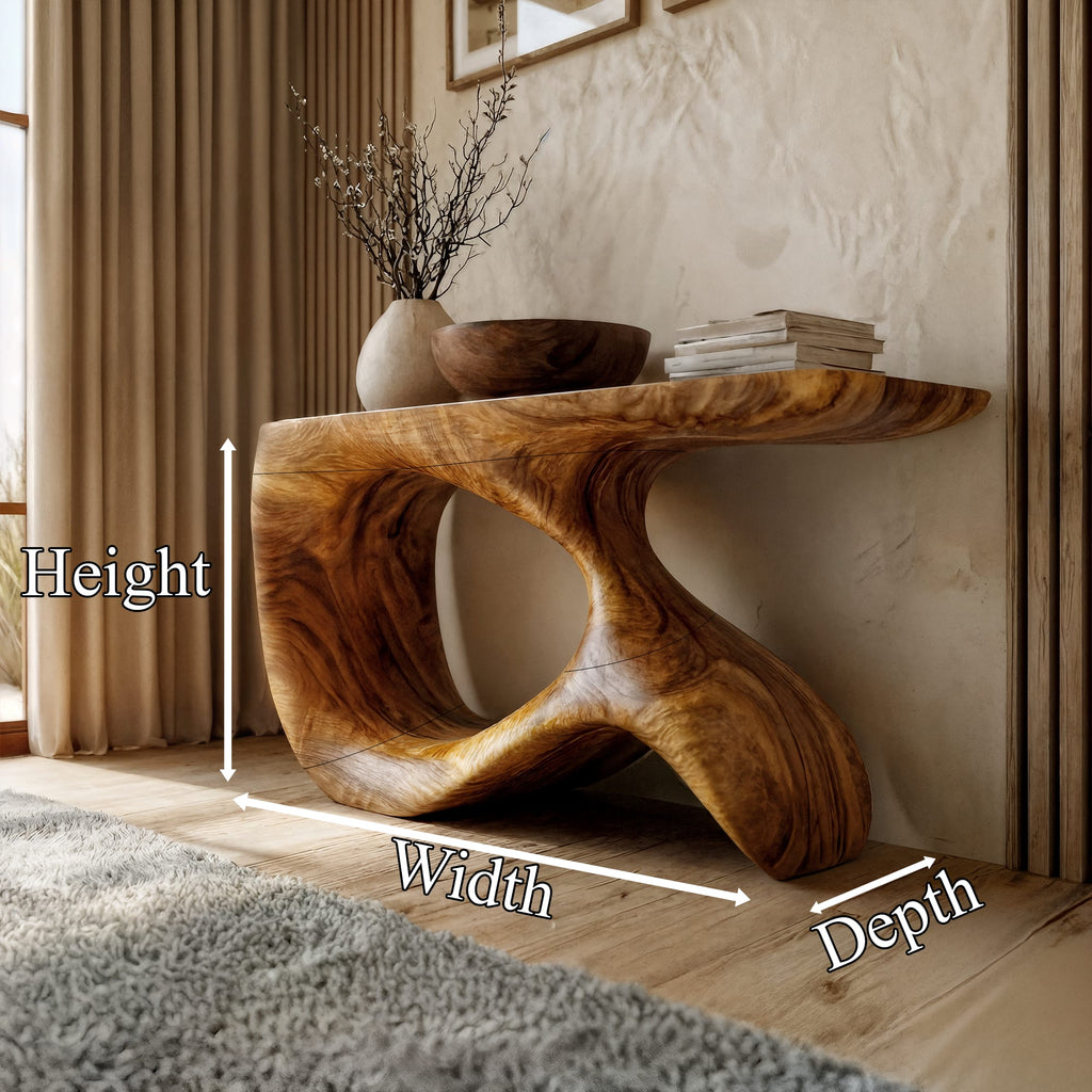 Modern Minimal Narrow Console Table