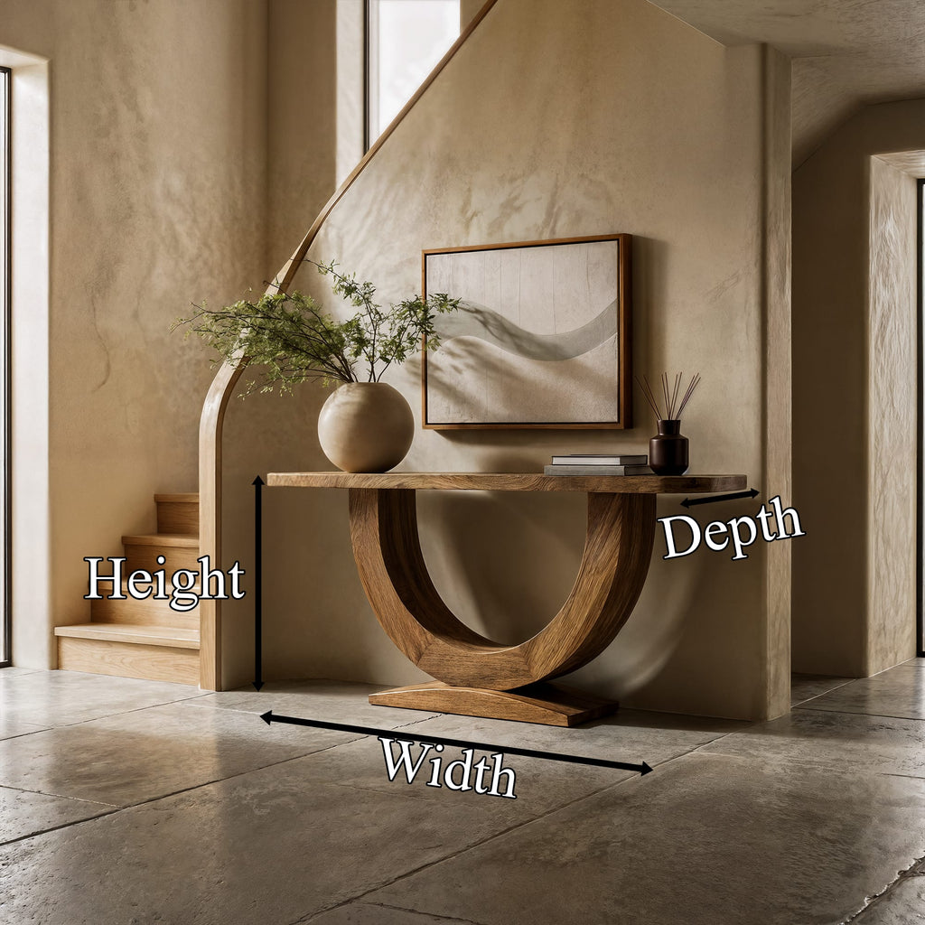 Organic Contemporary Console Table
