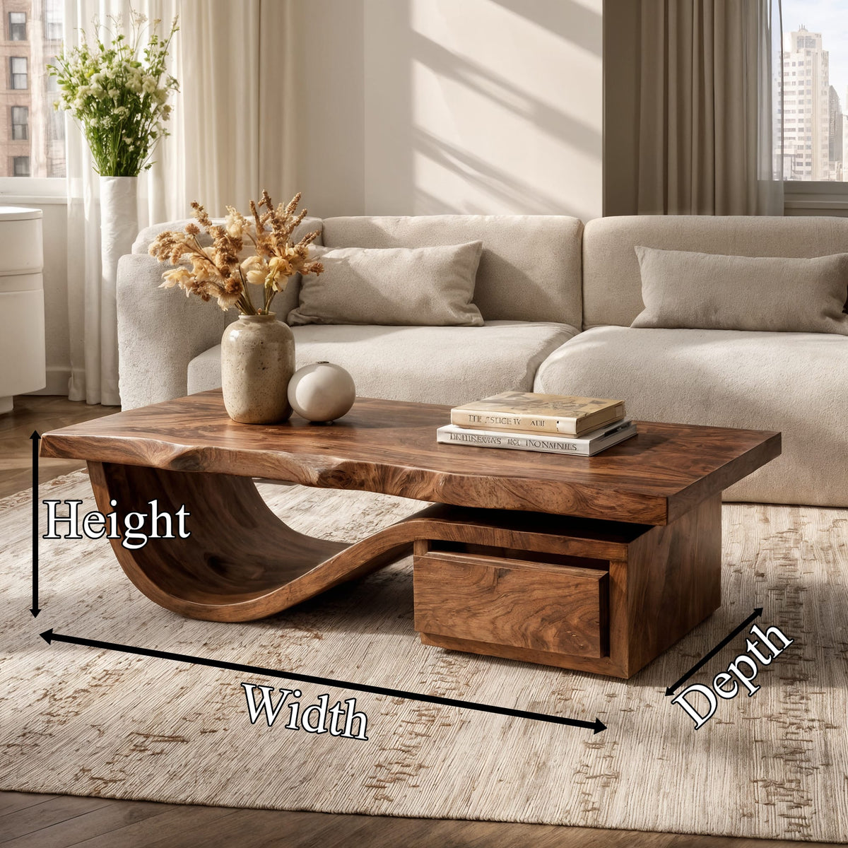 Organic Center Coffee Table