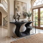 Sculptural Credenza Console Table