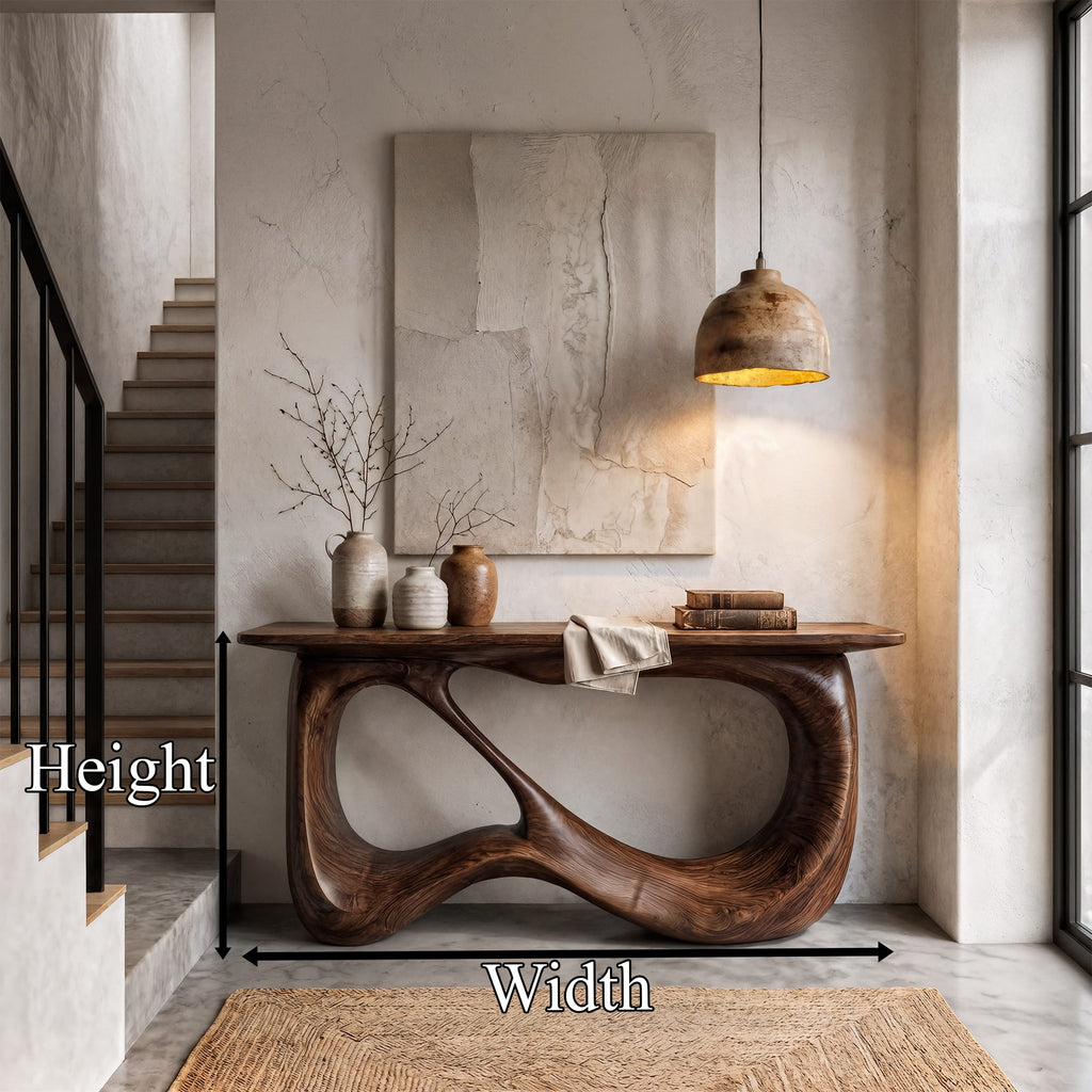 Minimal Loop Console Table