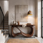 Minimal Loop Console Table