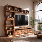 Contemporary Shelves TV Cabinet