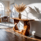 Modern Wavy Console Table