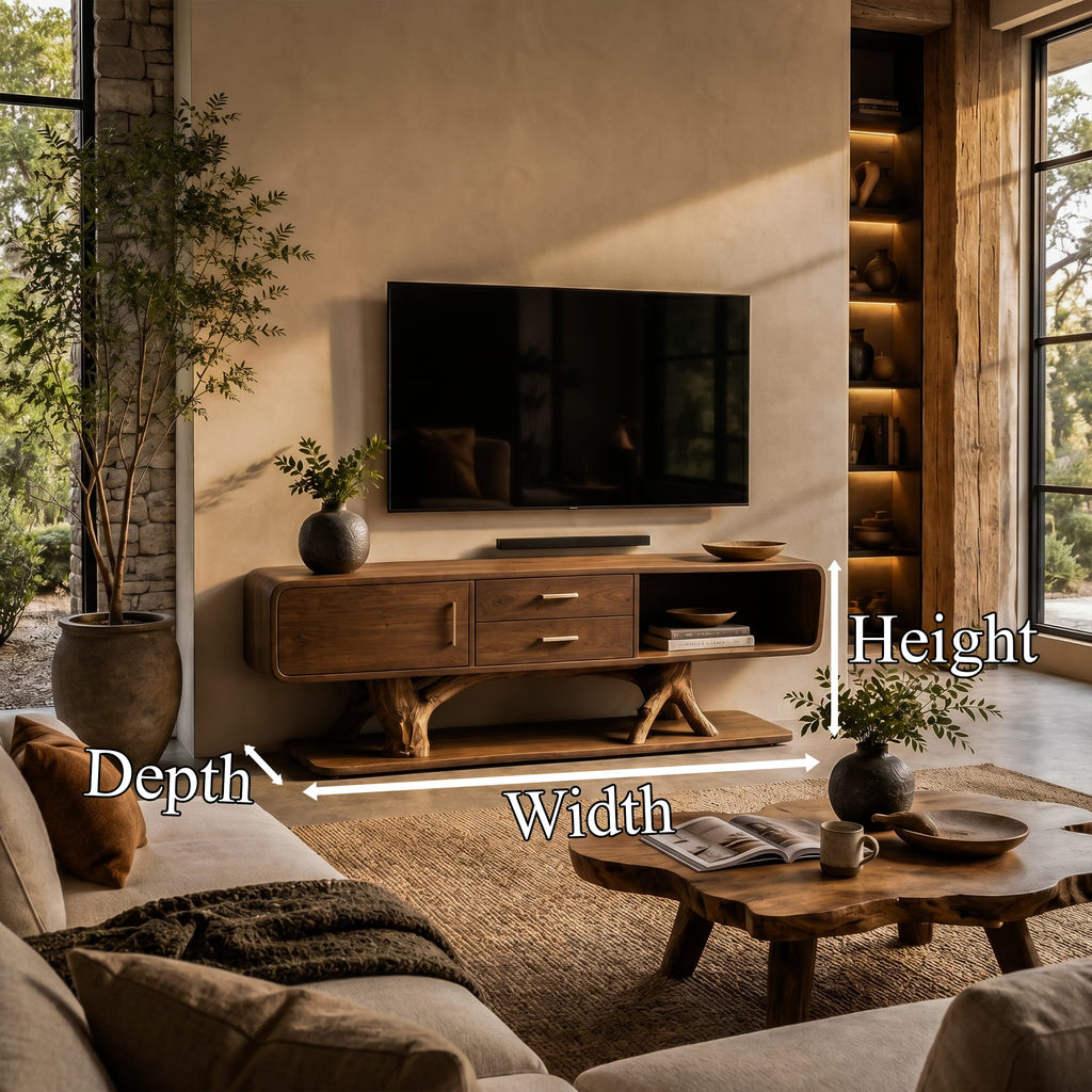 Organic Drawers TV Cabinet