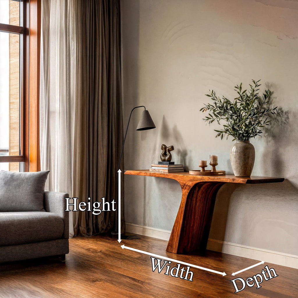 Sharp Modern Console Table