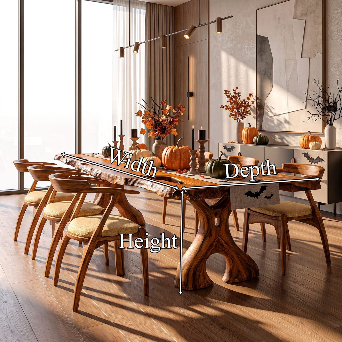 Irregular Edge Dining Table