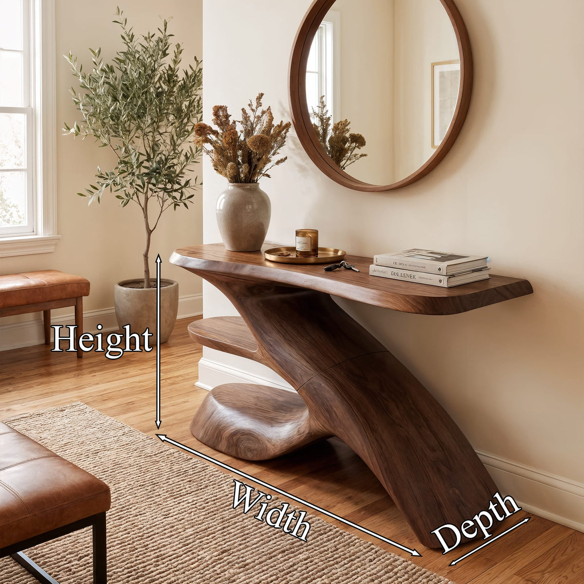Solid Console Table
