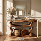 Scandinavian Mid Century Console Table