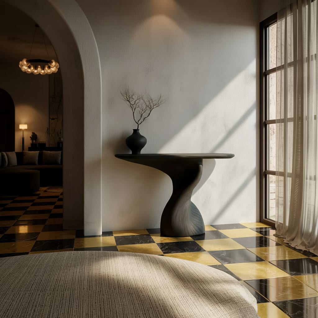 Mid Century Corridor Vanity