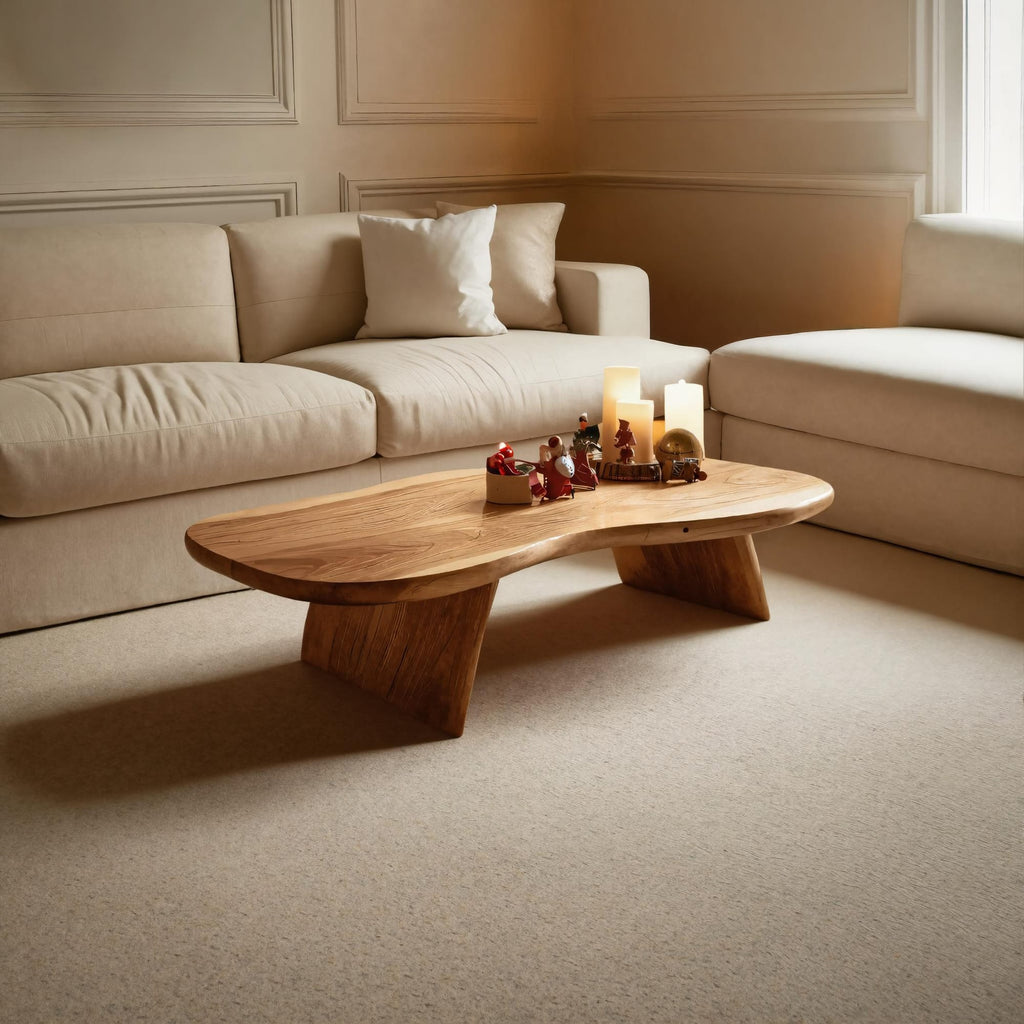 Live Edge Solid Center Coffee Table