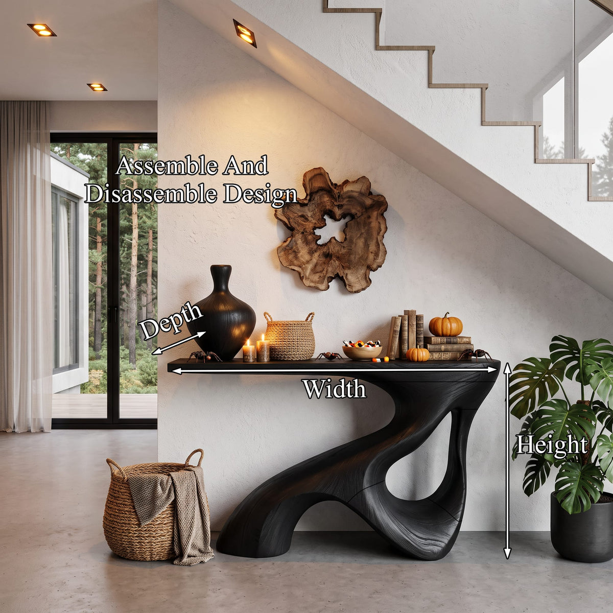 Branch Inspired Console Table