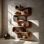 Mid Century Abstract Bookshelf